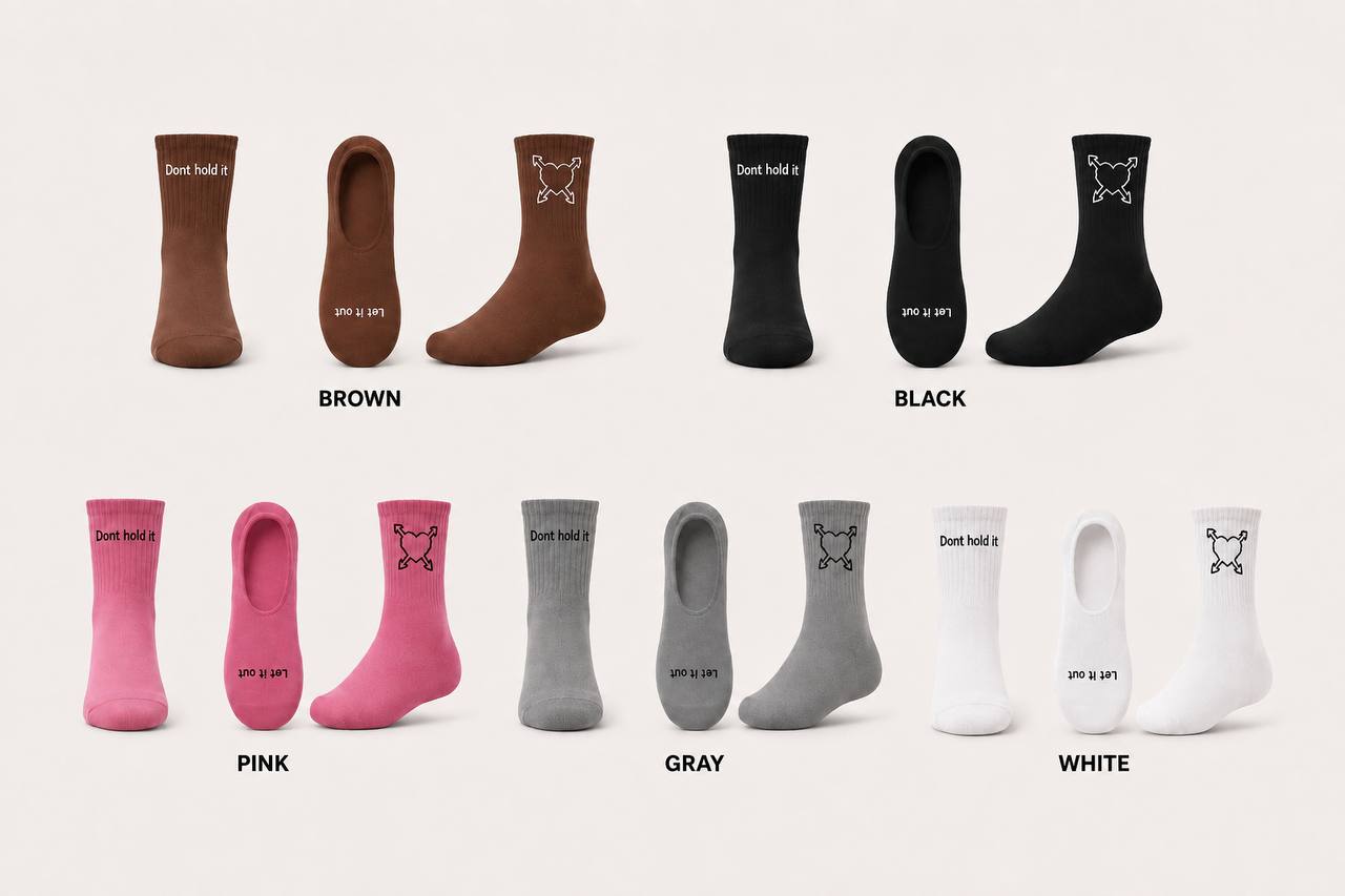 LET IT OUT - Don't Hold It Socks